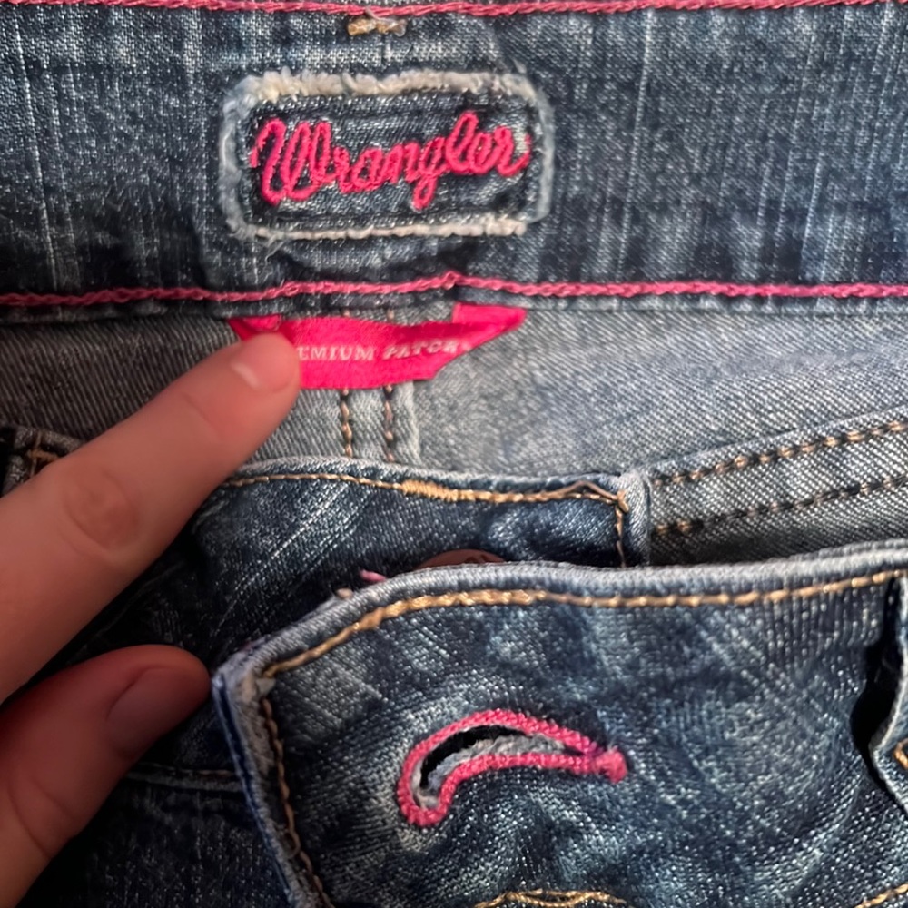 Women’s wrangler jeans 3/4 x34